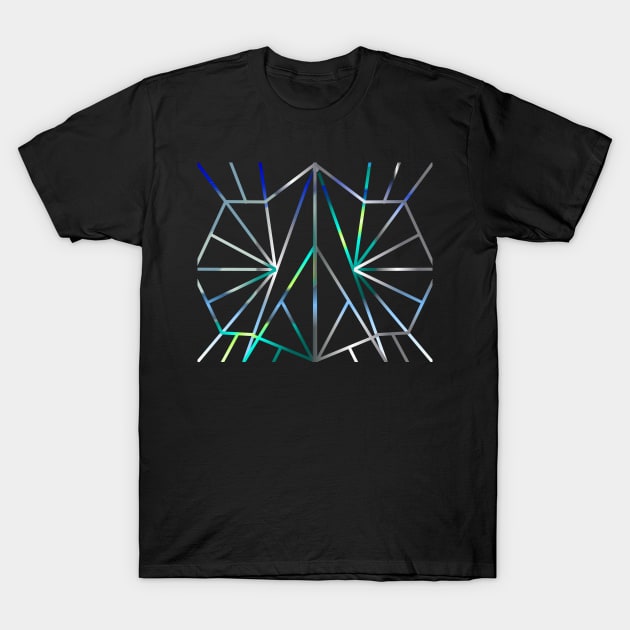 Solo Blue Metallic T-Shirt by Aesir_Artwork